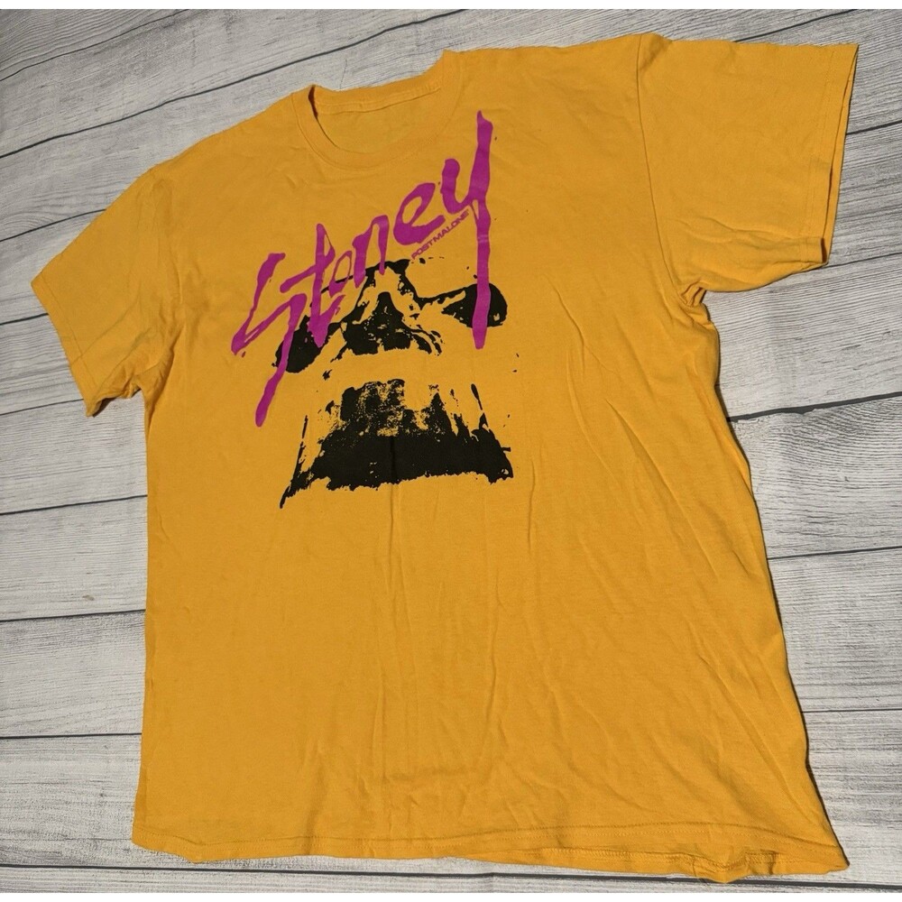 Post Malone Stoney Album Cover Tshirt Size XL? Missing Tag See Dimensions